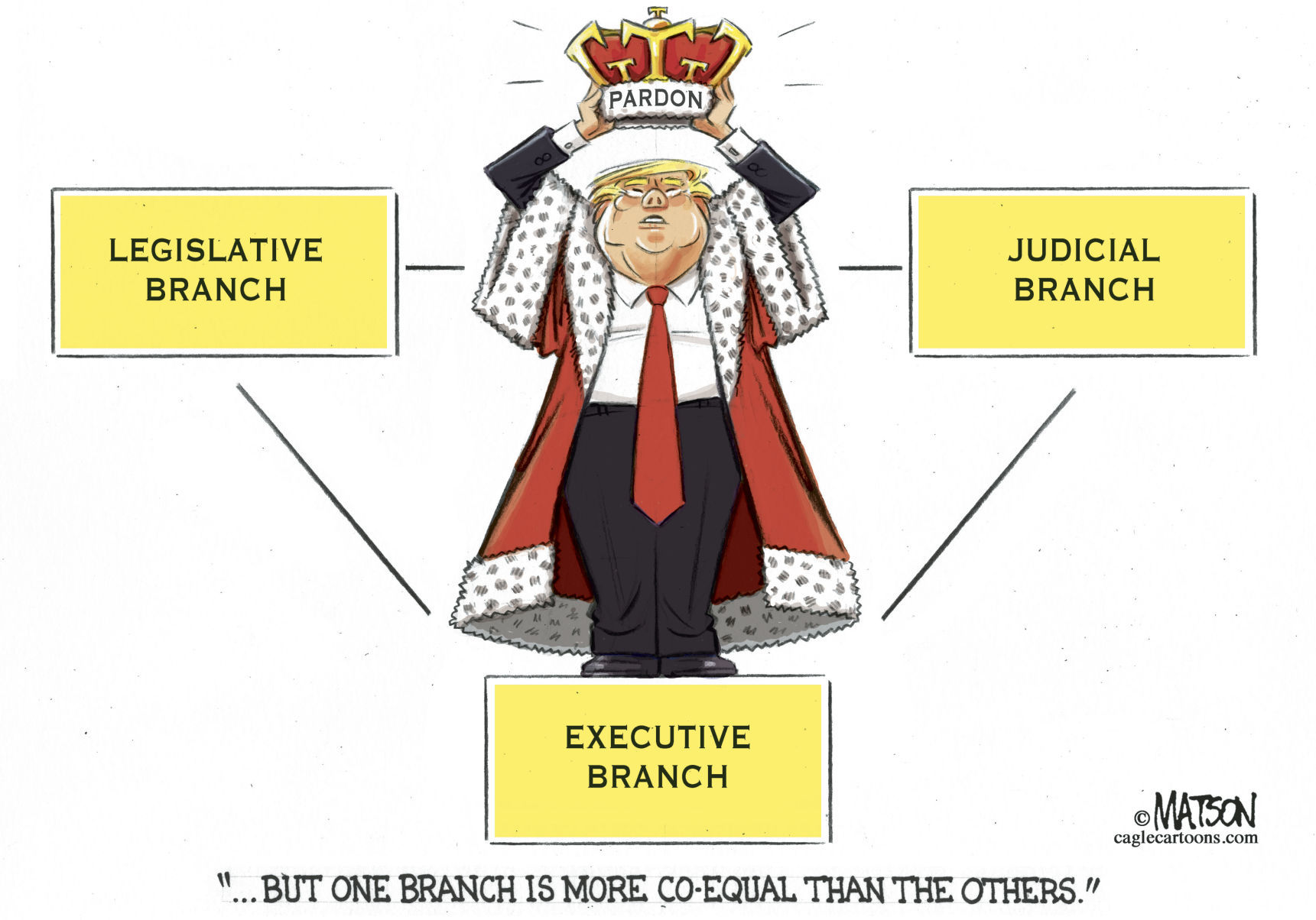 Trump Pardon Power by RJ Matson, Portland, Maine